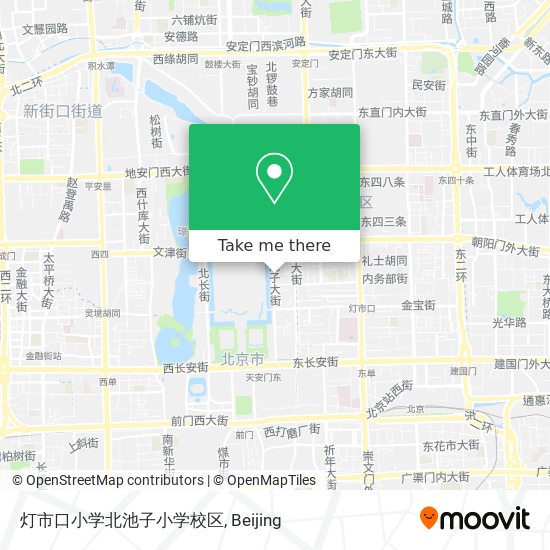 灯市口小学北池子小学校区 map