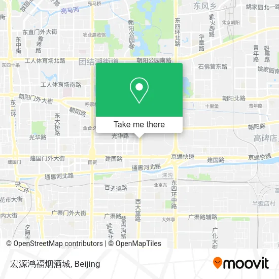 宏源鸿福烟酒城 map