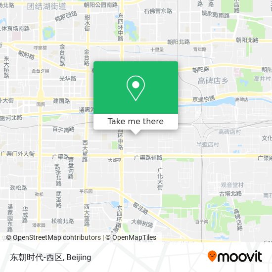 东朝时代-西区 map
