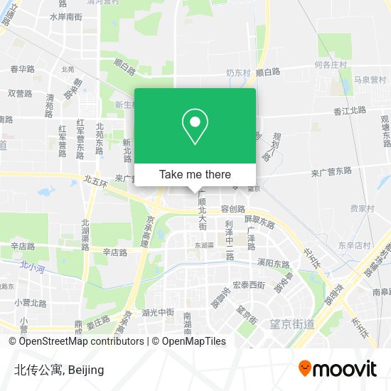 北传公寓 map
