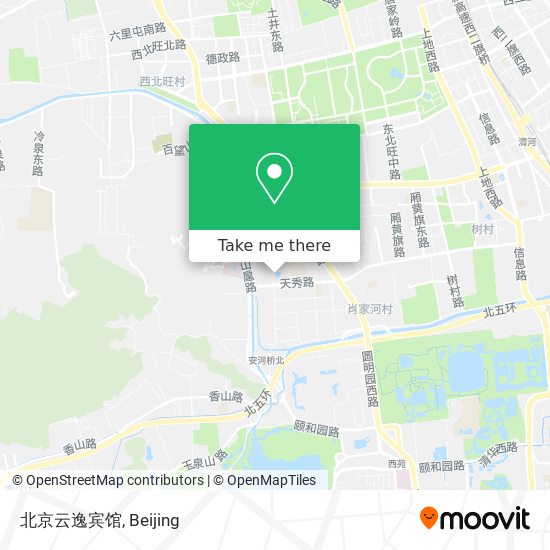 北京云逸宾馆 map