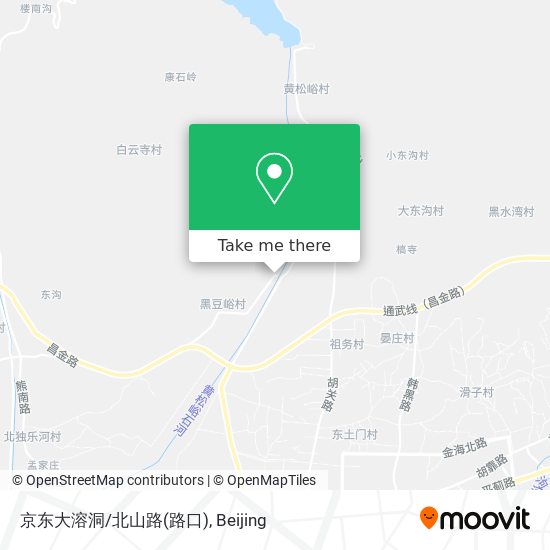 京东大溶洞/北山路(路口) map
