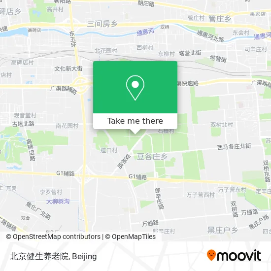 北京健生养老院 map