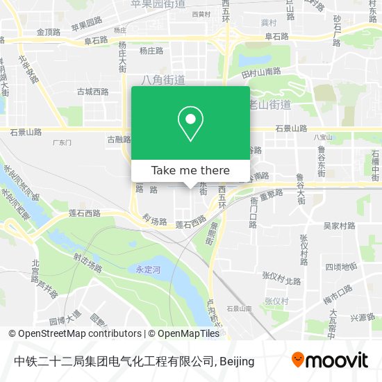 中铁二十二局集团电气化工程有限公司 map