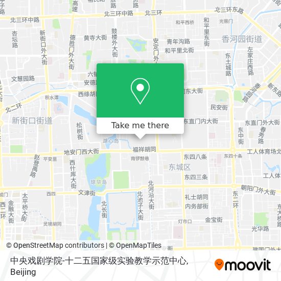 中央戏剧学院-十二五国家级实验教学示范中心 map