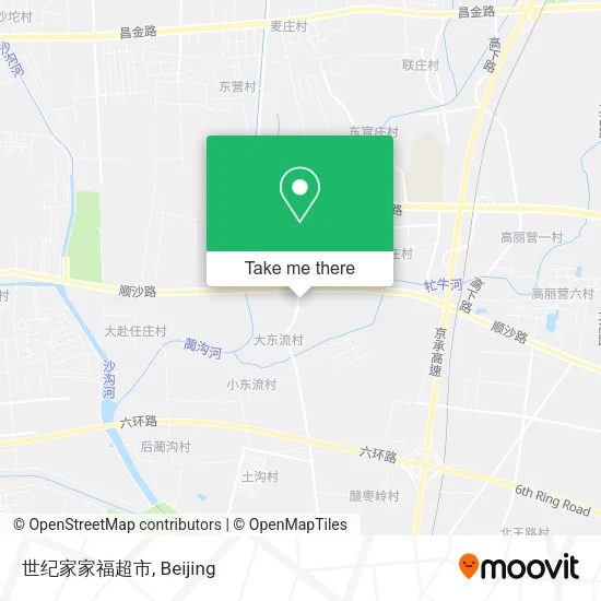 世纪家家福超市 map