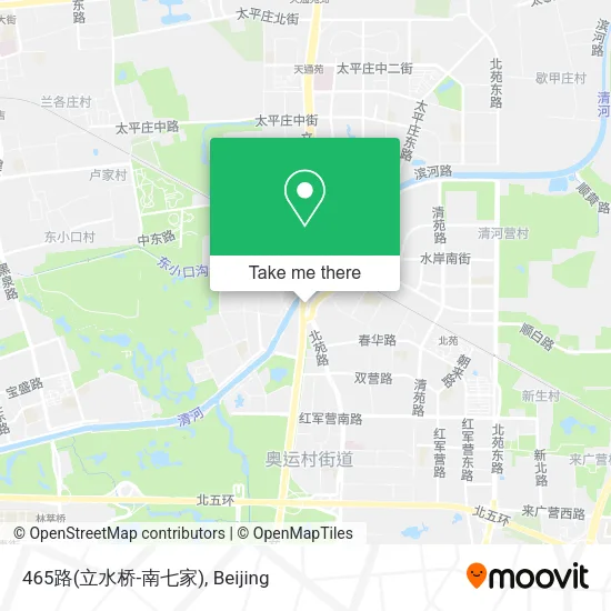465路(立水桥-南七家) map
