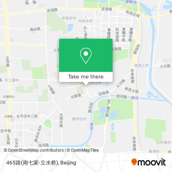 465路(南七家-立水桥) map