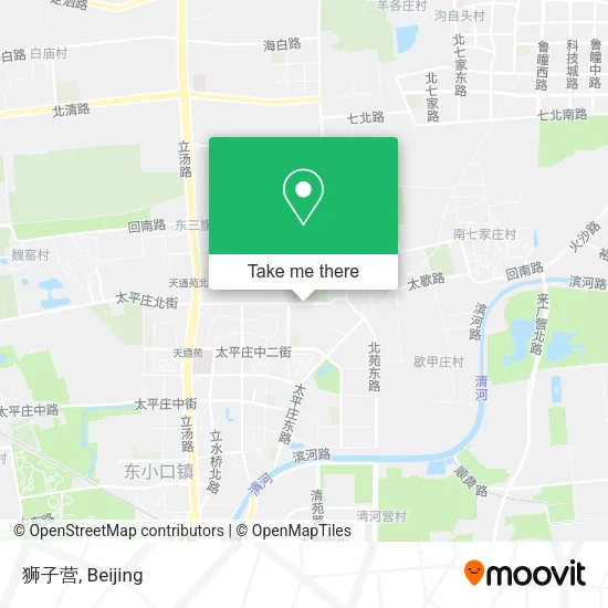狮子营 map