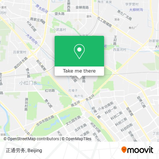 正通劳务 map