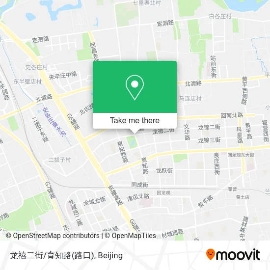 龙禧二街/育知路(路口) map