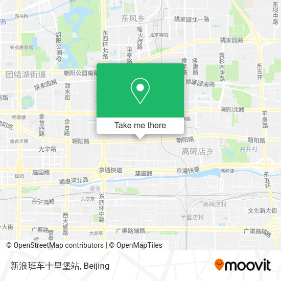 新浪班车十里堡站 map