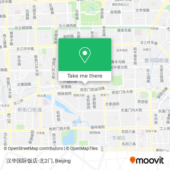汉华国际饭店-北2门 map