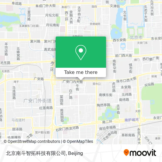 北京南斗智拓科技有限公司 map