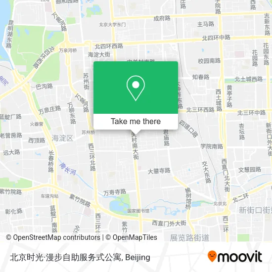 北京时光·漫步自助服务式公寓 map