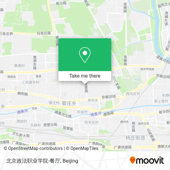 北京政法职业学院-餐厅 map