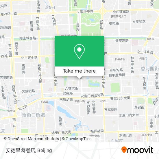 安德里卤煮店 map