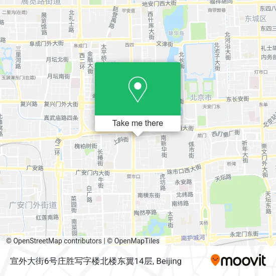 宣外大街6号庄胜写字楼北楼东翼14层 map