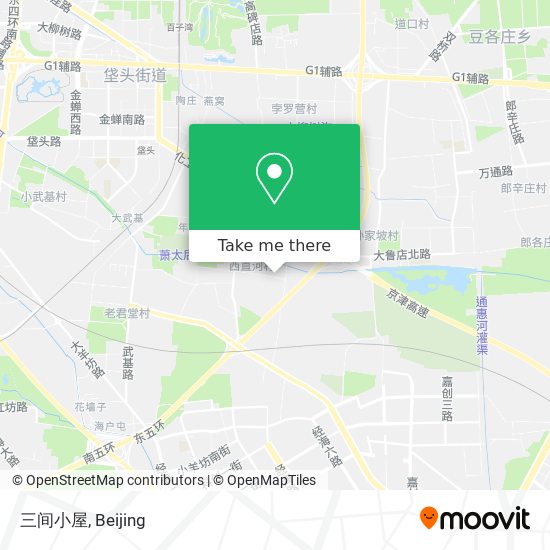三间小屋 map