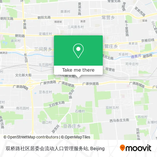 双桥路社区居委会流动人口管理服务站 map