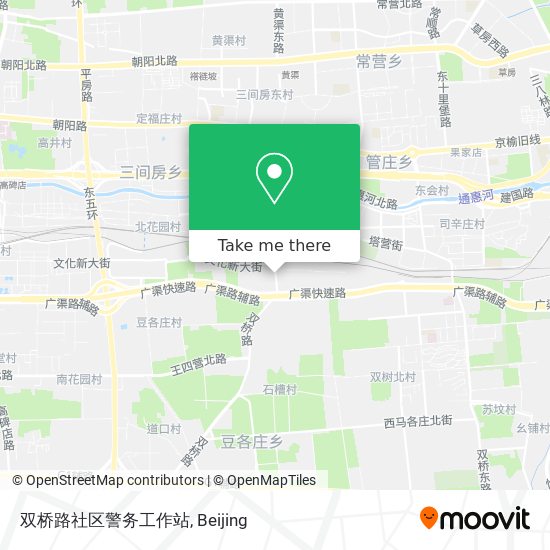 双桥路社区警务工作站 map