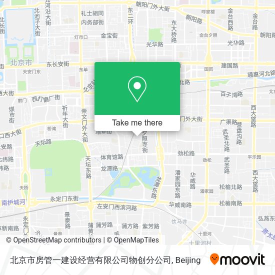 北京市房管一建设经营有限公司物创分公司 map