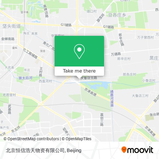 北京恒信浩天物资有限公司 map