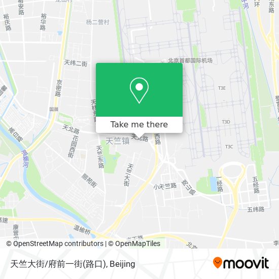 天竺大街/府前一街(路口) map