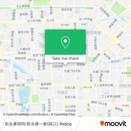 前永康胡同/前永康一巷(路口) map