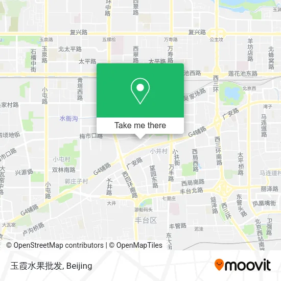 玉霞水果批发 map