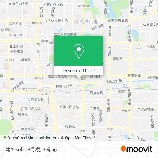建外soho 8号楼 map