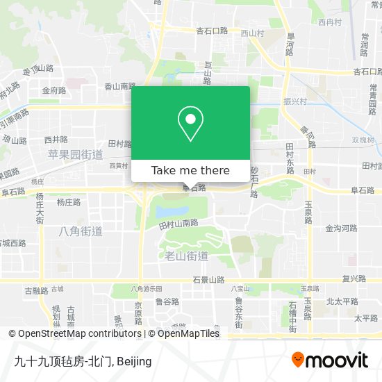 九十九顶毡房-北门 map