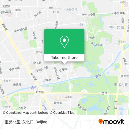 宝盛北里-东北门 map