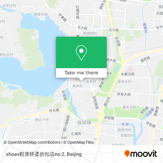 shoes鞋库怀柔折扣店no:2 map