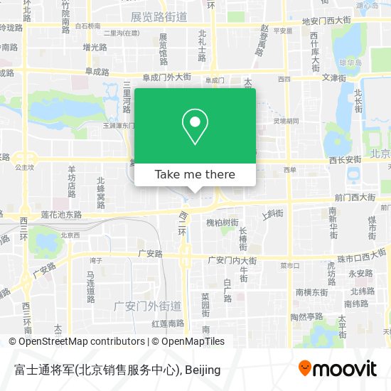 富士通将军(北京销售服务中心) map