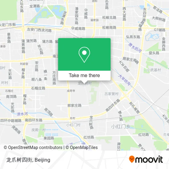 龙爪树四街 map