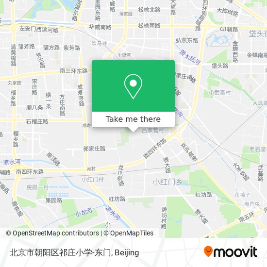 北京市朝阳区祁庄小学-东门 map