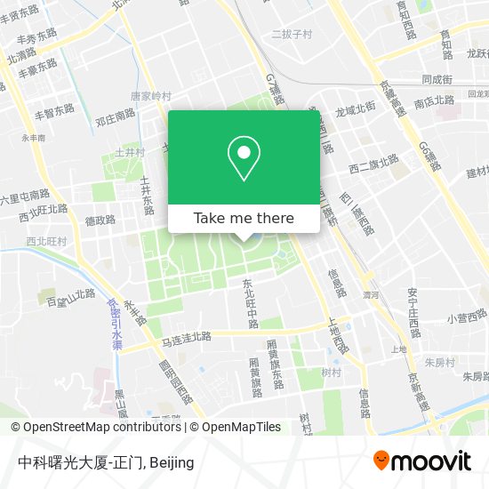 中科曙光大厦-正门 map