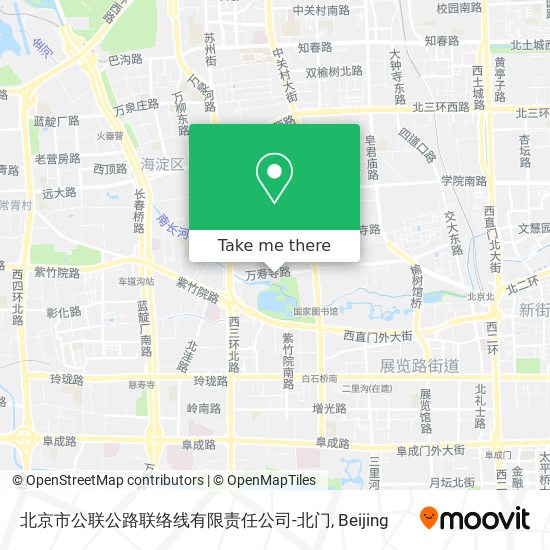北京市公联公路联络线有限责任公司-北门 map