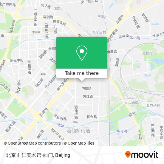 北京正仁美术馆-西门 map