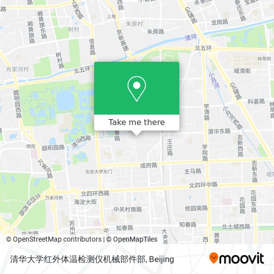 清华大学红外体温检测仪机械部件部 map