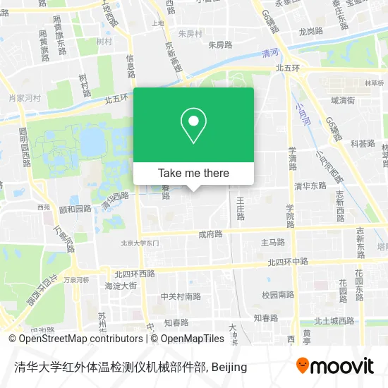 清华大学红外体温检测仪机械部件部 map