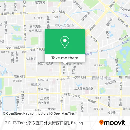 7-ELEVEn(北京东直门外大街西口店) map
