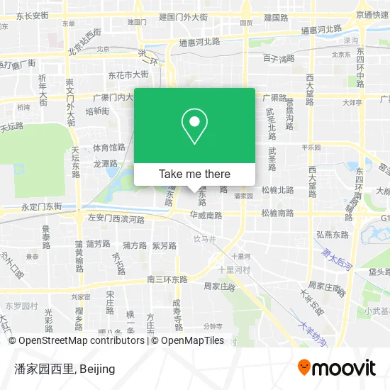 潘家园西里 map