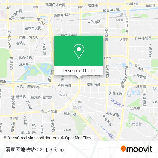 潘家园地铁站-C2口 map