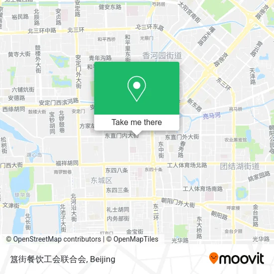 簋街餐饮工会联合会 map