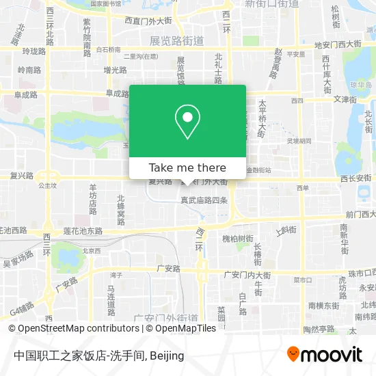 中国职工之家饭店-洗手间 map