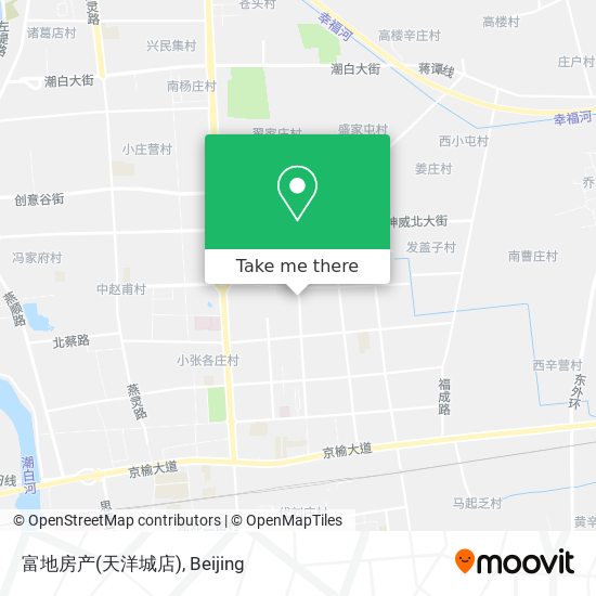 富地房产(天洋城店) map