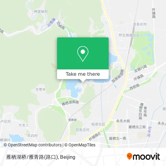雁栖湖桥/雁青路(路口) map