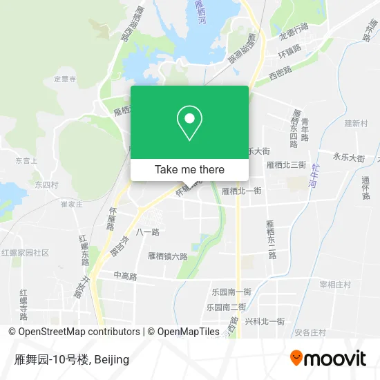 雁舞园-10号楼 map